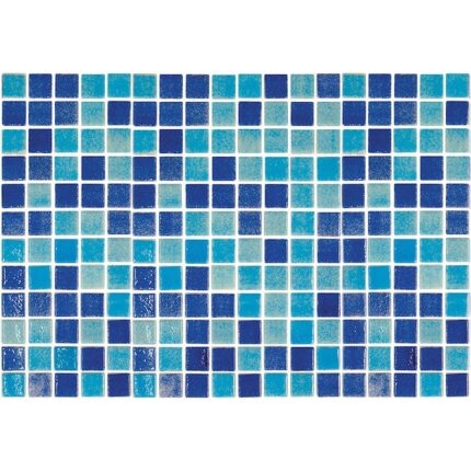 Mozaic ceramic piscina, Karag, 31x46,7cm, Albastru