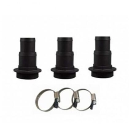 Set 3 racorduri pentru furtunuri cu 3 cleme HECHT, 32/38 mm, pentru piscine