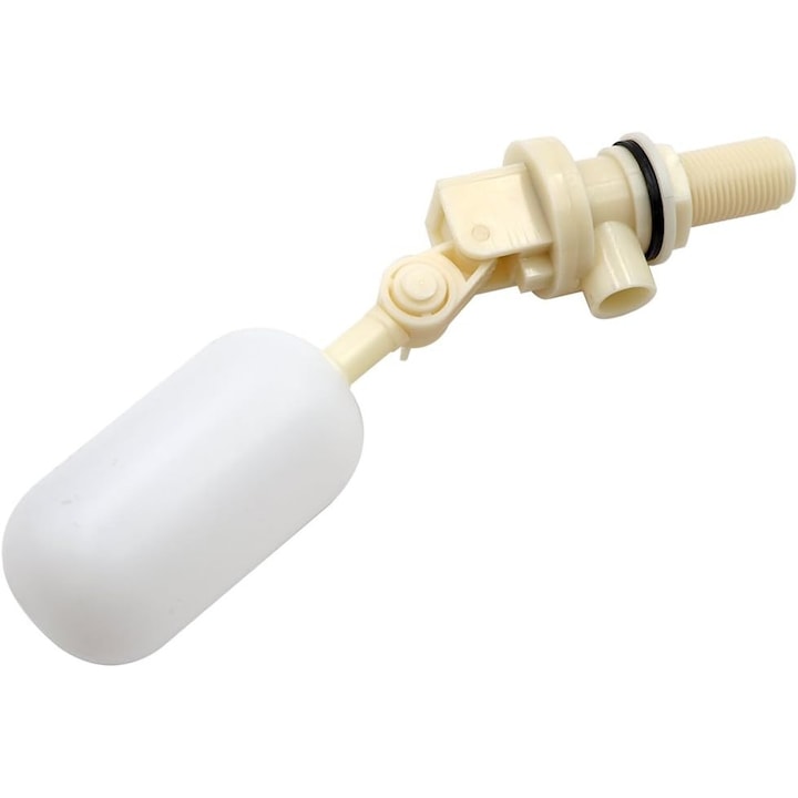 Supapa plutitoare pentru rezervor toaleta, Mmgoqqt, PVC, Alb/Crem