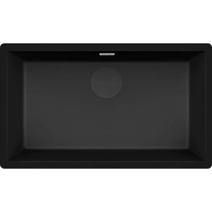 Chiuveta FALMEC ISEO 70 Black, 1 Cuva, Dimensiune exterioara 756 x 456 mm, Grosime flansa 6 mm, Material compozit Ceramix, Preaplin Perimetral, Instalare pe blat sau sub blat