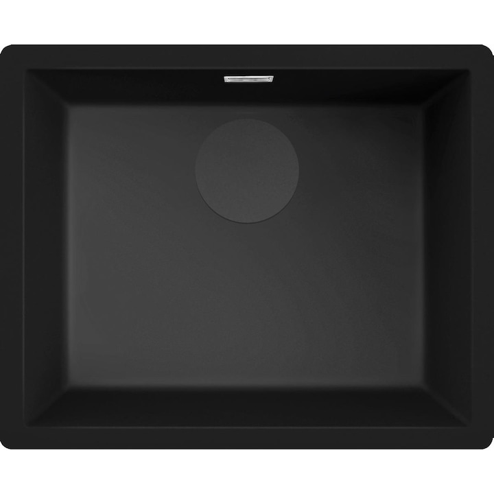 Dimensiune exterioara 556 x 456 mm Chiuveta FALMEC ISEO 50 Black, 1 Cuva, Dimensiune exterioara 556 x 456 mm, Grosime flansa 6 mm, Material compozit Ceramix, Preaplin Perimetral, Instalare pe blat sau sub blat