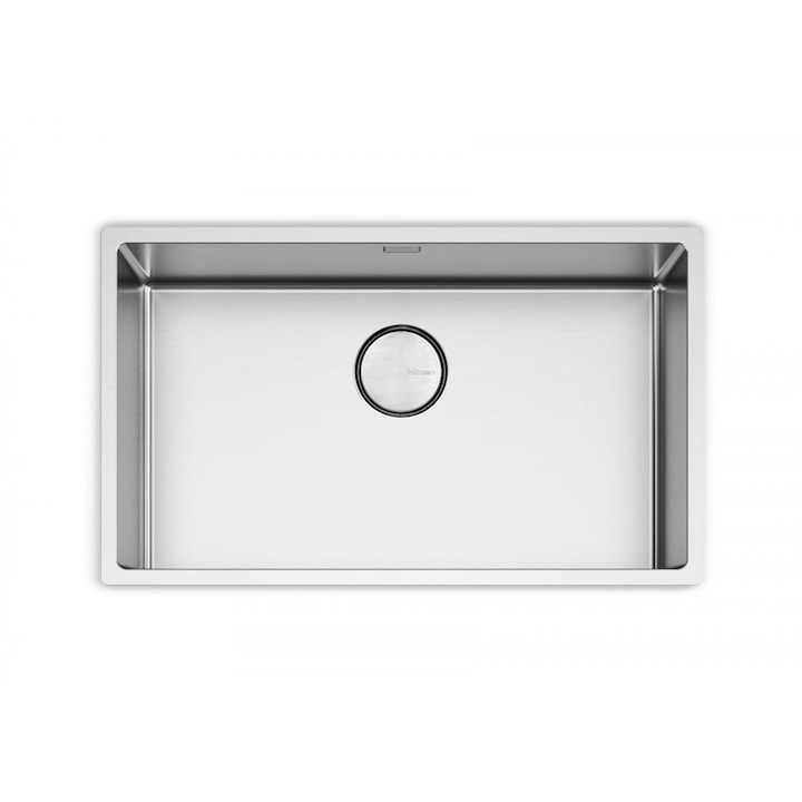 Instalare sub blat Chiuveta FALMEC COMO 70, 1 Cuva, Instalare sub blat, Dimensiune exterioara 740 x 440 mm, AISI 304 otel inoxidabil, Radius 12mm, Preaplin Perimetral, Fibra anti-zgomot, Sistem drenaj FALMEC