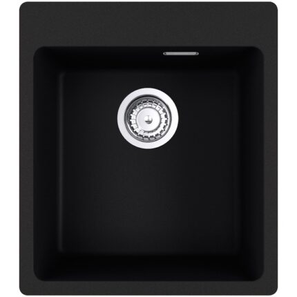 Pachet chiuveta bucatarie Franke MRG 610-39, 440x500 mm, + Baterie Novara Plus, Negru