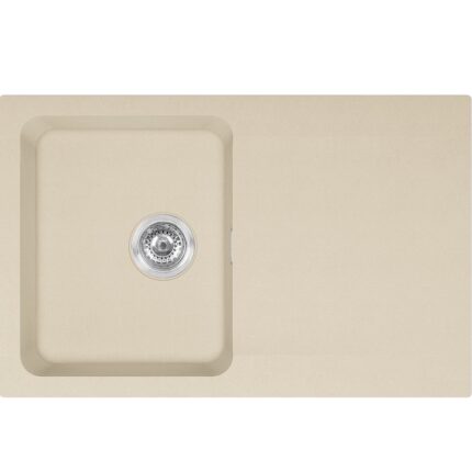 Pachet chiuveta tectonite Franke OID 611 + Baterie Pola, 78x50 cm, cuva 35x43x18 cm, cu ventil de 3 1/2”, cleme de fixare, sistem inchidere ventil, Avena