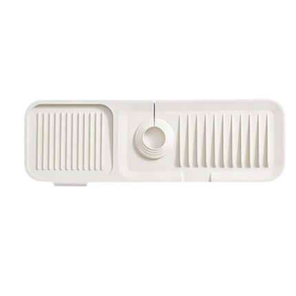 Protectie anti-stropire chiuveta, Silicon, suprafata anti-alunecare,45*14cm, Silicon, Alb