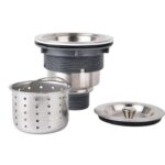 Sita pentru chiuveta de bucatarie, Inox, 9.8 cm, Argintiu