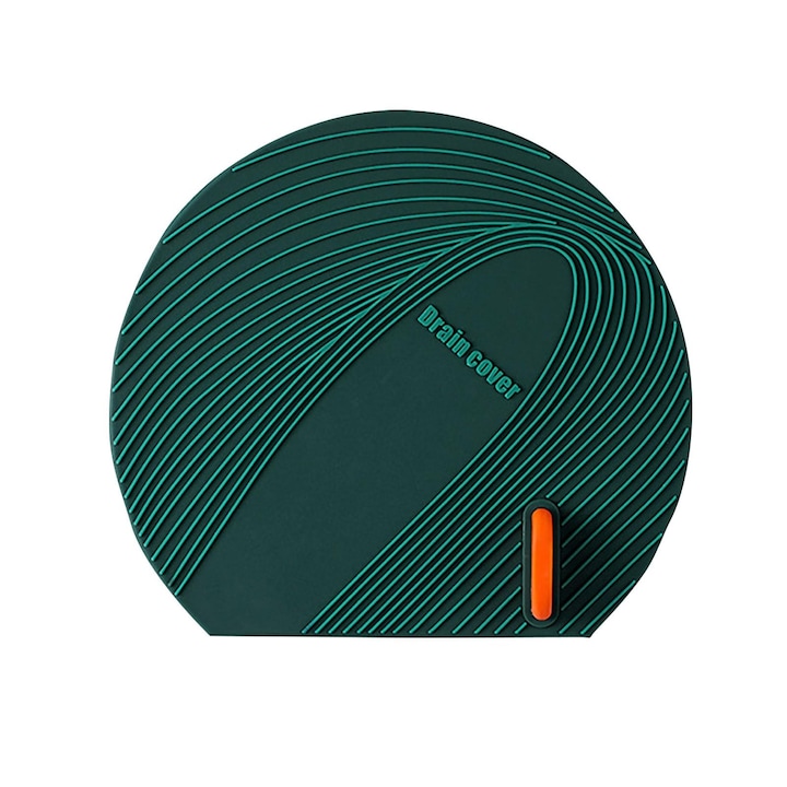 Capac din Cauciuc Siliconat pentru Protectie Mirosuri Neplacute sau Anti - Gandaci Diametru 16 cm Chiuveta Cada Dus Sifon Verde G Glixicom®