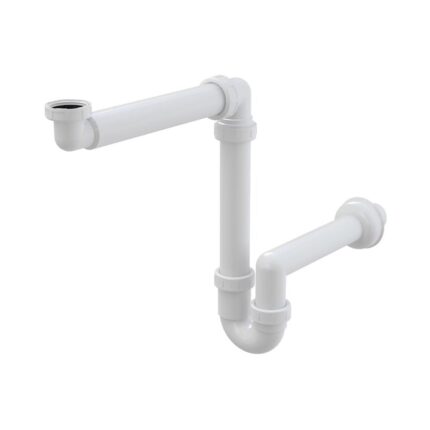 Sifon cu economie de spatiu cu piulita 5/4