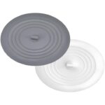 Set 2 dopuri cada, Silicon, Alb/Gri