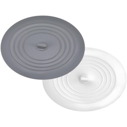 Set 2 dopuri cada, Silicon, Alb/Gri