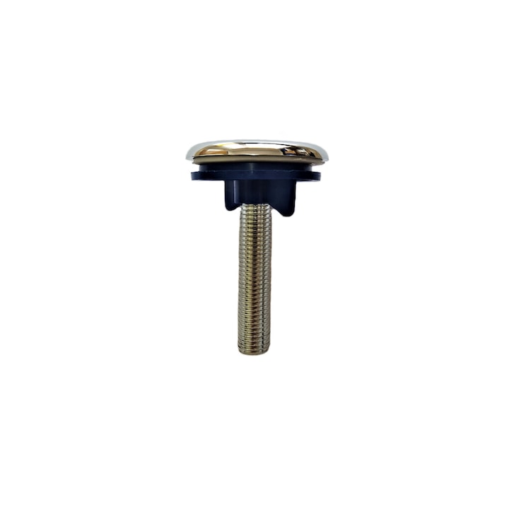 Dop ornament cromat pentru mascat gaura la chiuveta diametru 5 cm