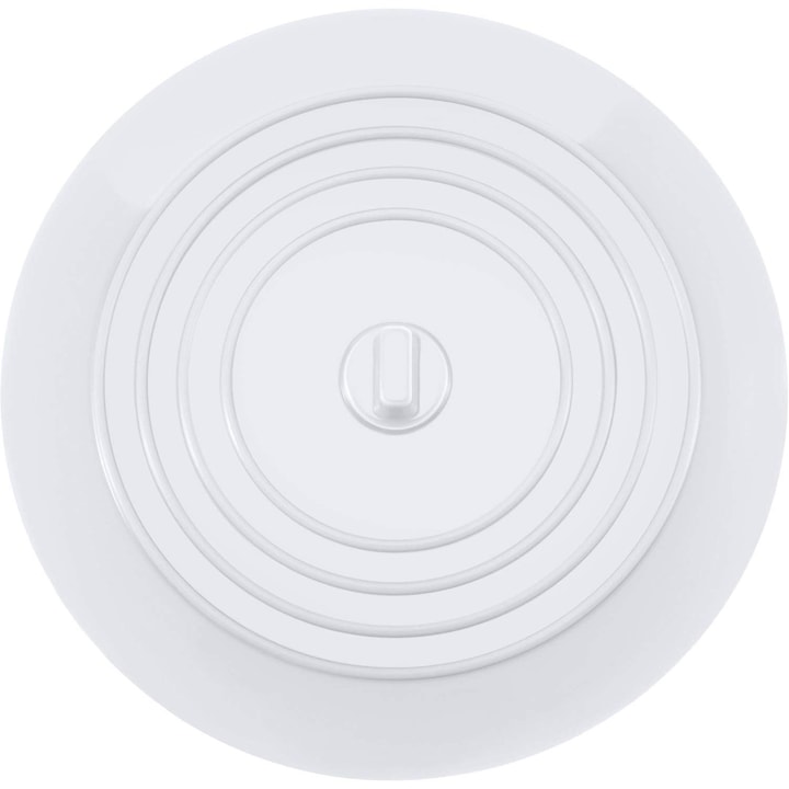 Dop pentru chiuveta, Sunmostar, Silicon, 15cm, Alb