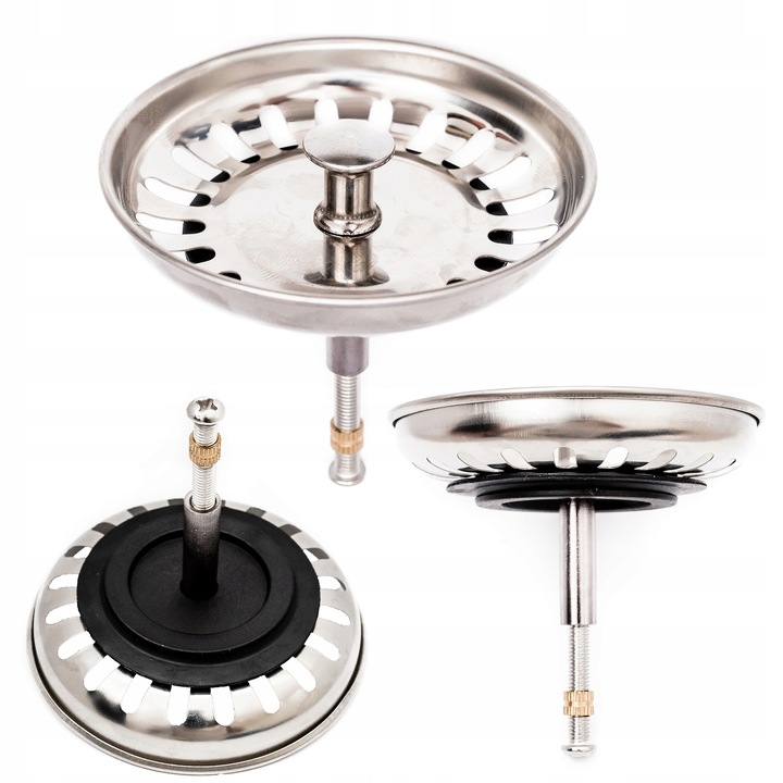 Capac chiuveta, Aquaparts, Argintiu