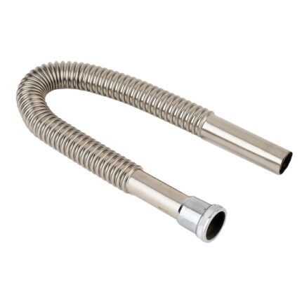 Racord inox, evacuare lavoar 80 cm, iesire 25 mm