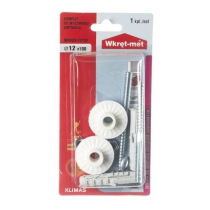 Set de montare lavoar, 12 x 80mm