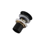 Ventil lavoar, Balneo, Click-Clack F, Negru, cu sita, cu preaplin alama diametru G1 1/4 Cu etansare de ghidare, 100% otel inoxidabil, cu etansare din silicon