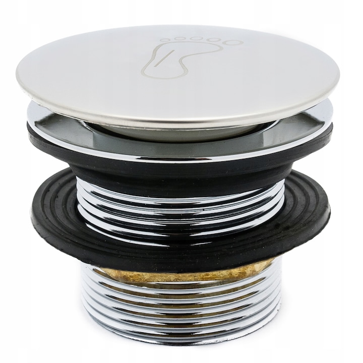 Capac de sifon pentru cada de dus, Aquaparts, Crom