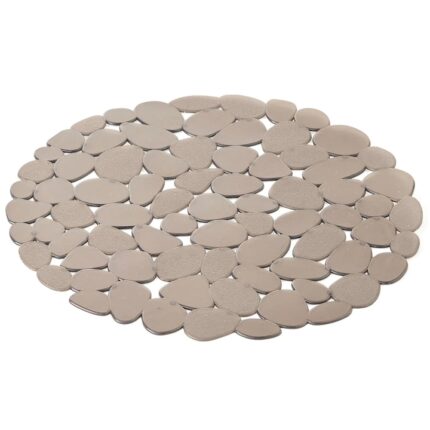 Covoras protectie chiuveta rotund, gri, Ø 29 cm