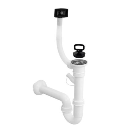 Sifon scurgere pentru chiuveta baie, cu prealin si dop
