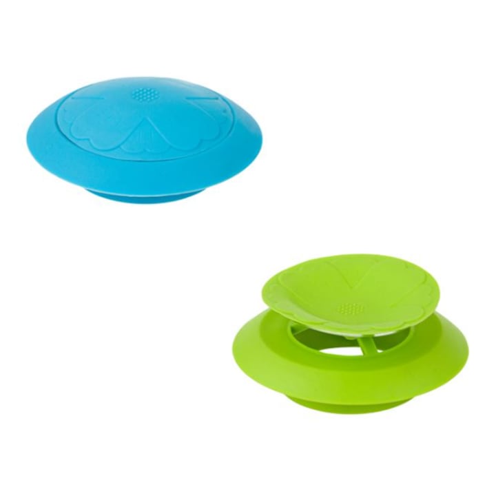 Dop chiuveta din plastic, verde bleu 6cm - 2buc