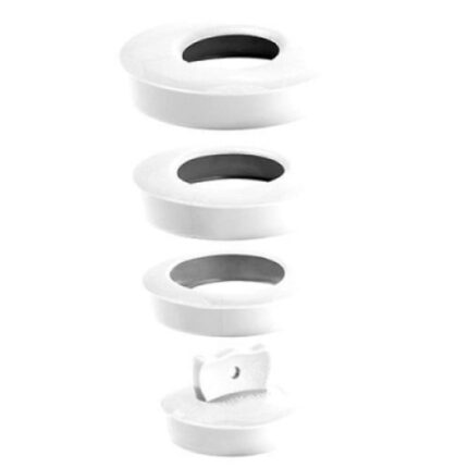 Dop universal 4 in 1, WIRQUIN, D36-D58 39224401, pentru lavoar, ALB, D 58 - 36 mm
