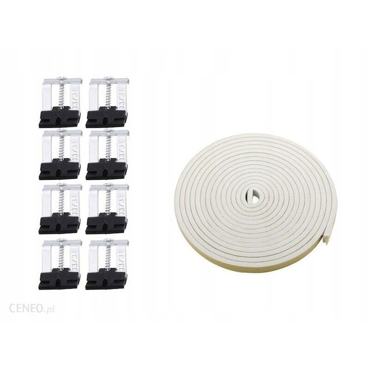 Kit montare chiuveta de bucatarie, Kuchinox, Plastic/Banda, Negru/Alb