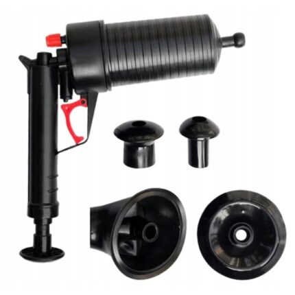 Pistol pentru curatarea tevilor cu aer comprimat, Zola®, 4 capete, 25x9x27 cm