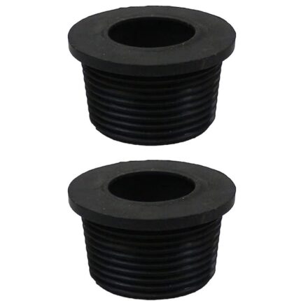 Set 2 x Manson pentru teava de canalizare, Cauciuc, 55 x 30 x 32 mm, Negru