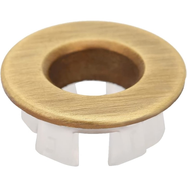 Inel preaplin chiuveta, Plastic, 3 cm, 1.2 cm, Bej/Alb