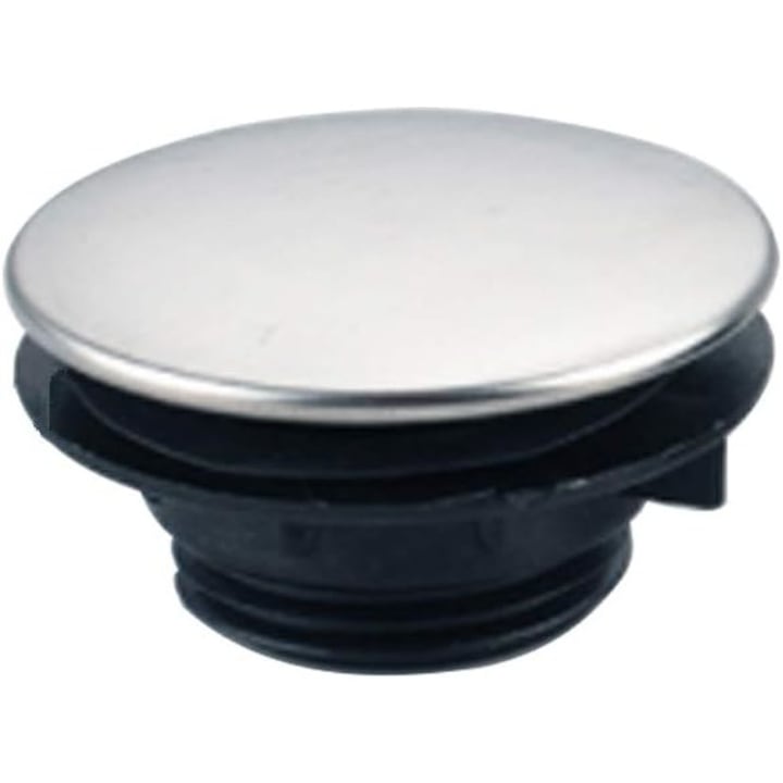 Capac orificiu chiuveta Jormftte, inox, etansare eficienta, argintiu, 28-40mm