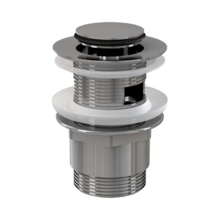 Ventil metalic cu click-clack ALCAPLAST, cu preaplin, dop plin