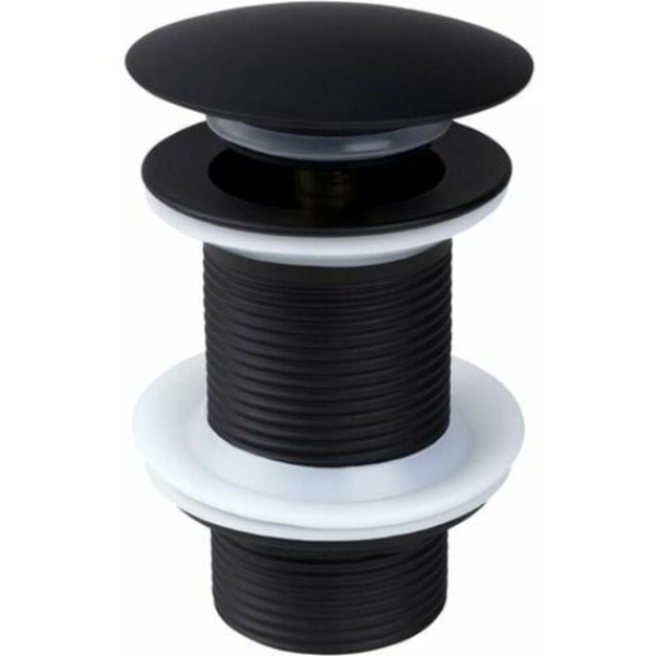 Dop scurgere chiuveta baie, QttvbTna, negru