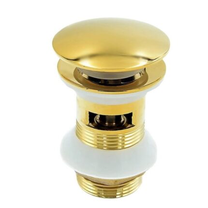 Ventil lavoar auriu cu preaplin G1 1/4"