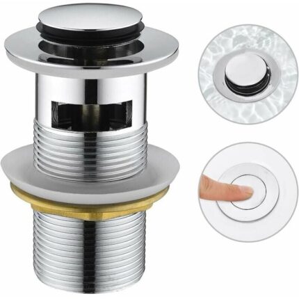 Scurgere chiuveta, QttvbTna, alama, crom, 1.25"