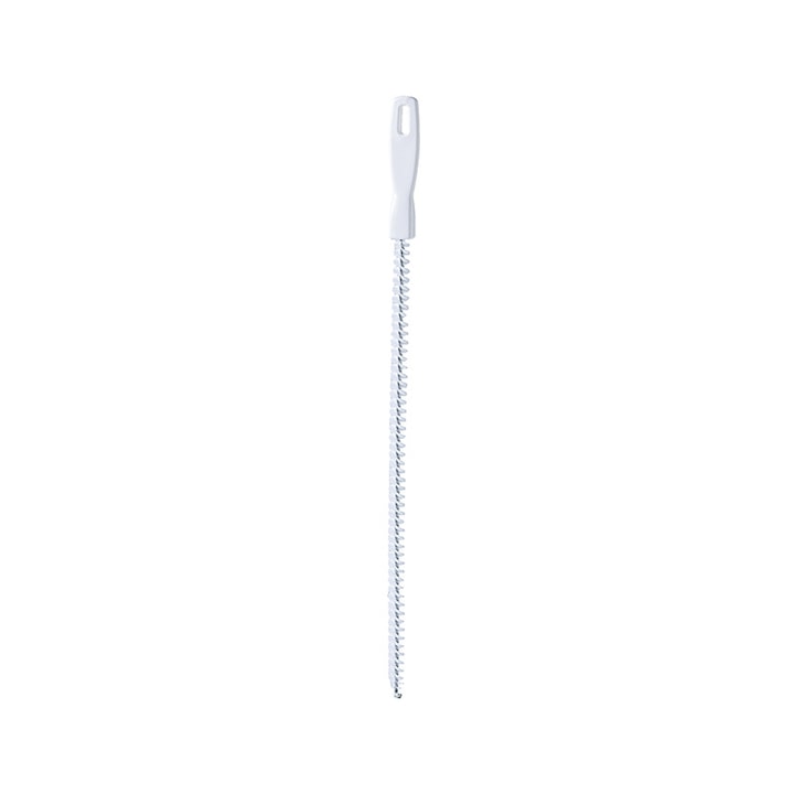 Perie pentru curatare chiuveta, Sunmostar, Plastic/Fier, Lungime 45 cm, Alb