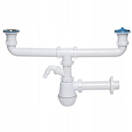 Sifon de chiuveta cu teava dubla, Ani-Plast, 70mm