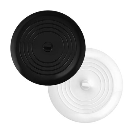 Set 2 dopuri pentru cada, Protectie Impotriva Gandacilor si Mirosurilor Neplacute, 6 inchi, Alb/Negru