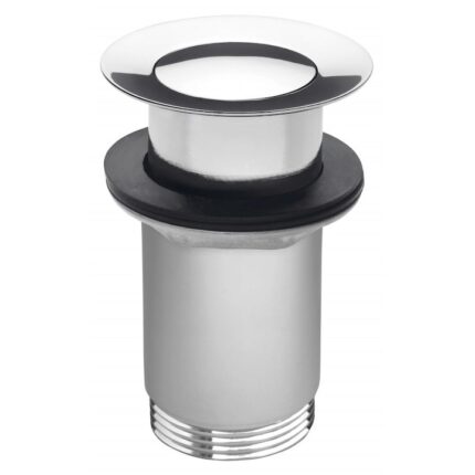 Ventil lavoar click-clack Ferro, din alama, 5/4" fara preaplin, crom