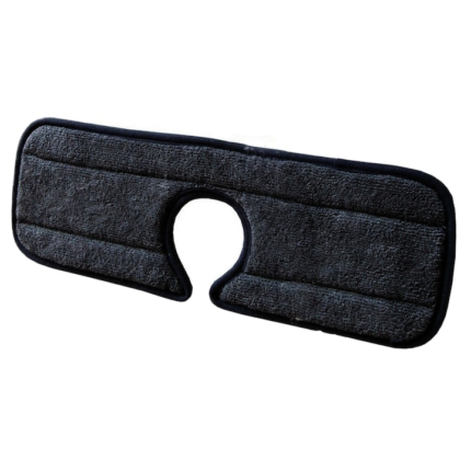 Covoras absorbant pentru chiuveta, Microfibra, 13 x 38cm, Negru