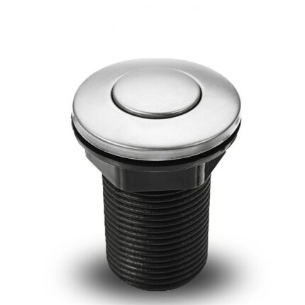 Dop chiuveta cu scurgere, Sunmostar, Otel inoxidabil, Argintiu