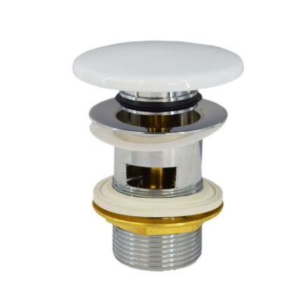 Ventil automat tip Pop-Up 1 1/4, lavoare cu preaplin Alb Cersanit Crea