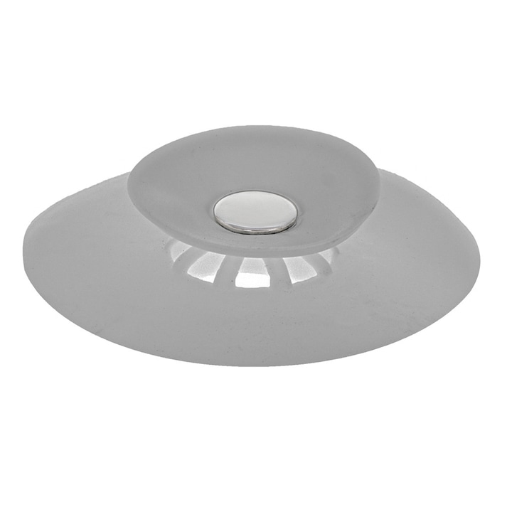 Dop pentru chiuveta cu sita iMK®, din silicon gri, diametru 10 cm