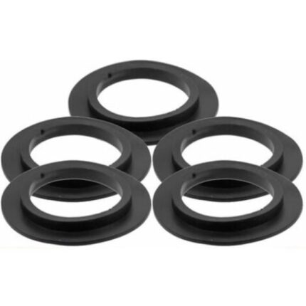 Set 5 garnituri de etansare pentru sita chiuveta QttvbTna, 54 mm, negru