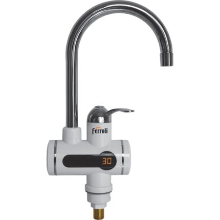 Robinet electric (instant apa calda) Ferroli Storm, afisaj LCD, 3000W