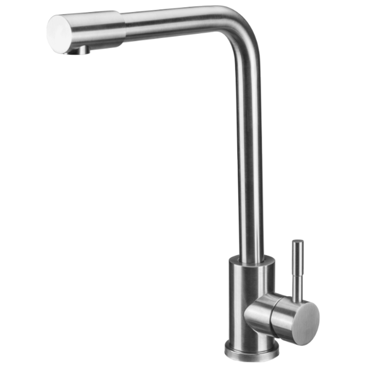 Baterie bucatarie Evosanitary 5001 ,tip L, monocomanda, racorduri, inox