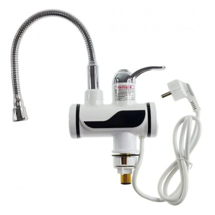 Robinet Electric EDAR Flexibil Pentru Incalzit Apa cu Afisaj LED, Putere 3000 W, Apa Calda Instant 30°C-60°C