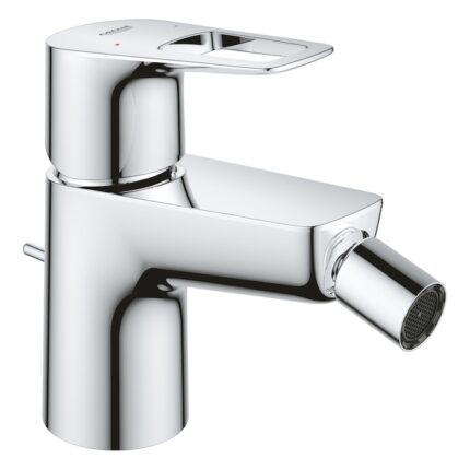 Baterie bideu Grohe Bauloop 23338001, 3/8'', monocomanda, marimea S, Crom