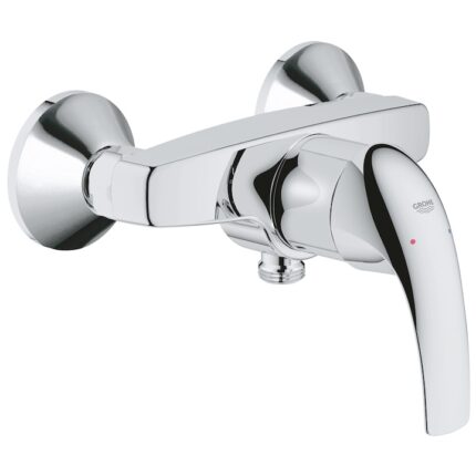 Baterie dus Grohe Start Curve, monocomanda, 1/2'', cartus ceramic, limitator debit, Crom