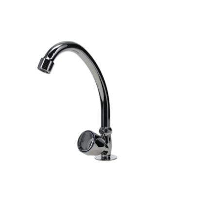 Baterie lebada pentru apa rece, Hydrotech, cu doua rozete pentru comanda cu obertain ceramic, crom lucios