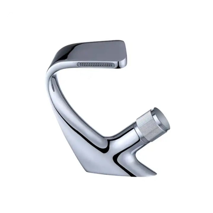 Baterie baie, aspect elegant, luxos, apa tip cascada, otel inoxidabil, cartus ceramic, racord inox, montare rapida, chrome
